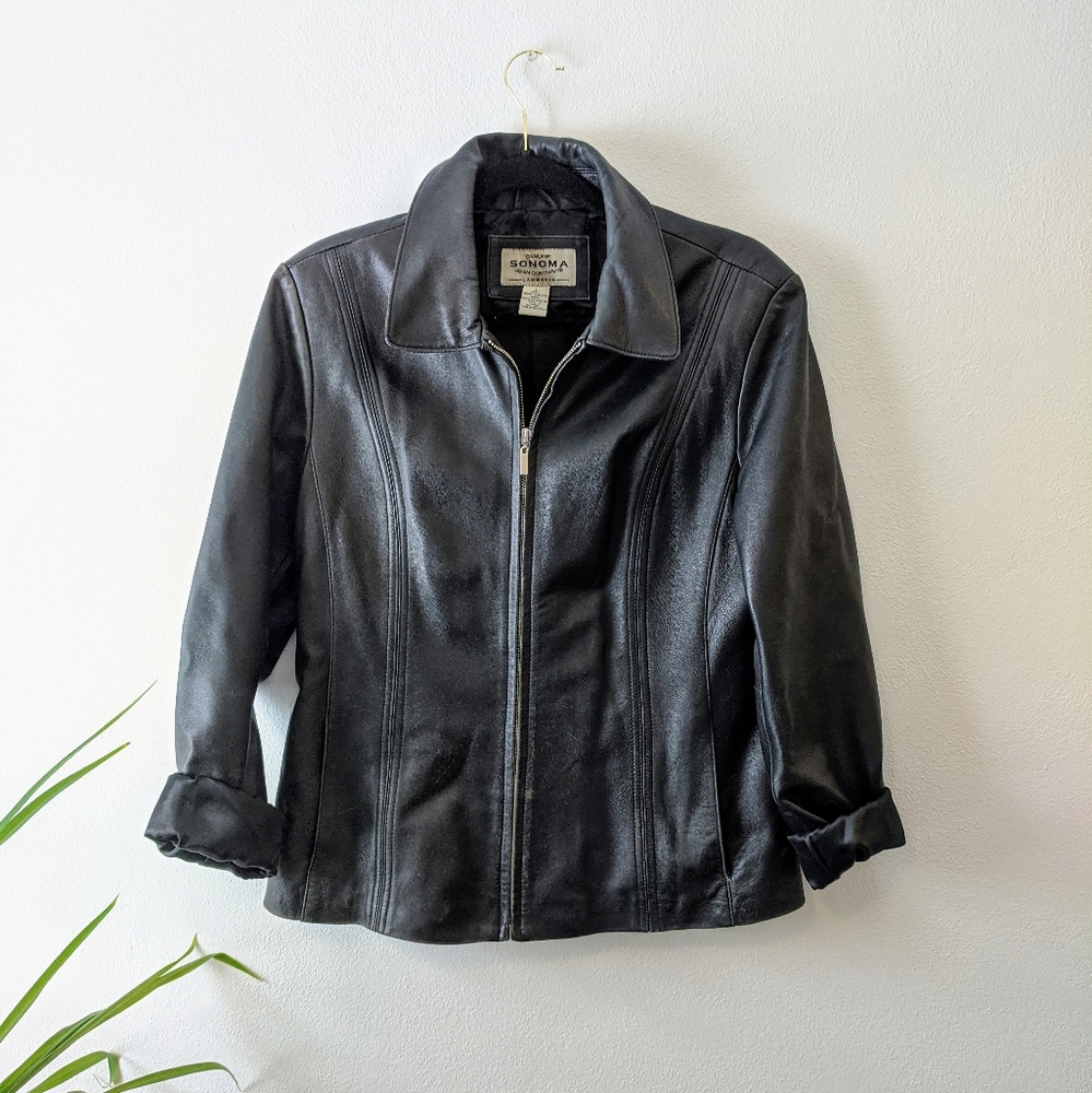 Vintage lambskin Sonoma jacket - L